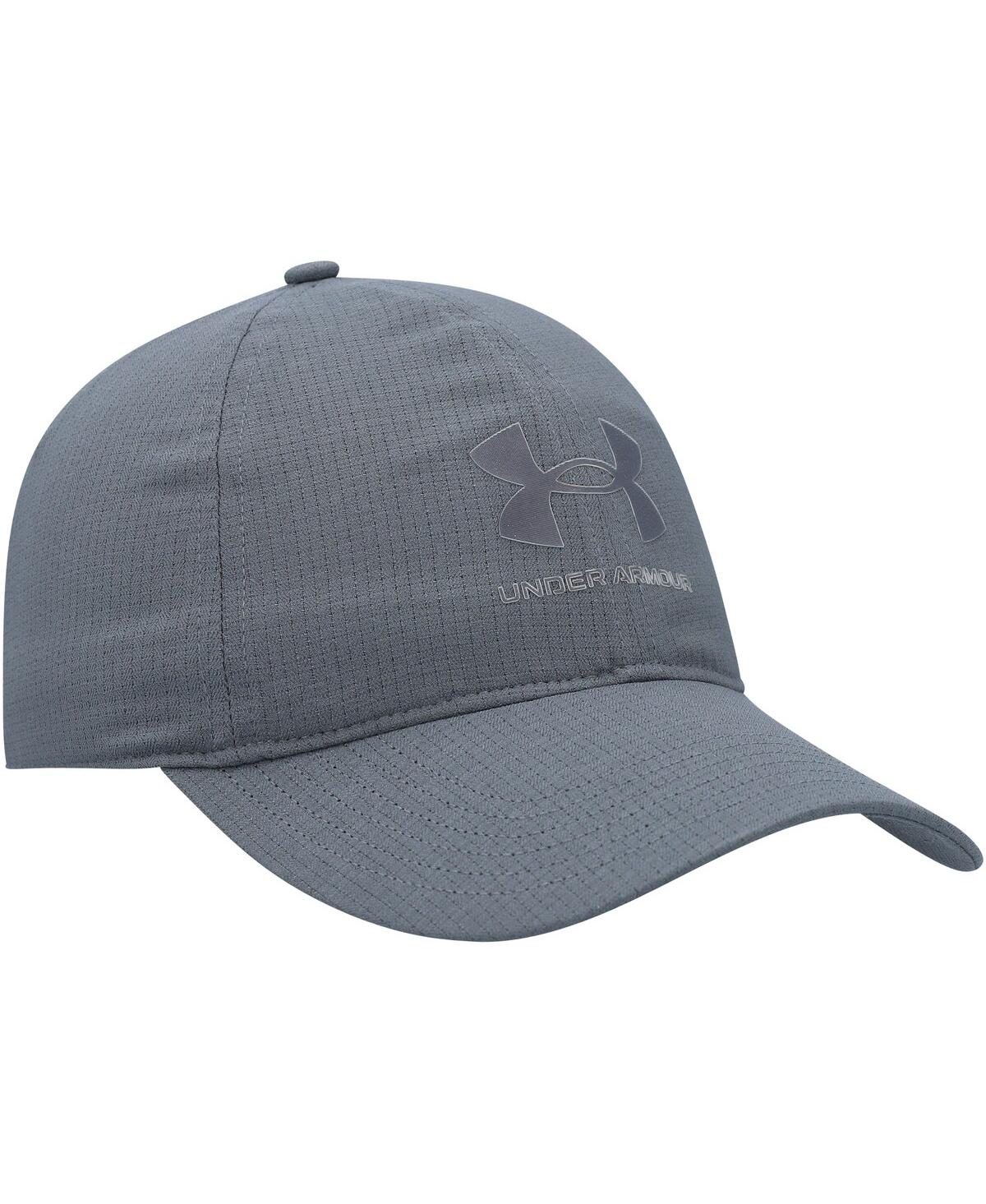 Shop Under Armour Men's  Graphite Performance Adjustable Hat
