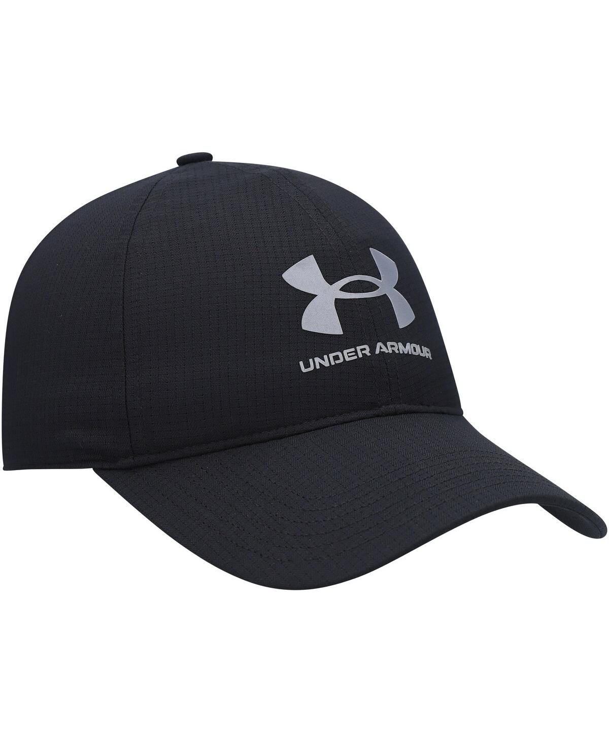 Shop Under Armour Men's  Black Performance Adjustable Hat