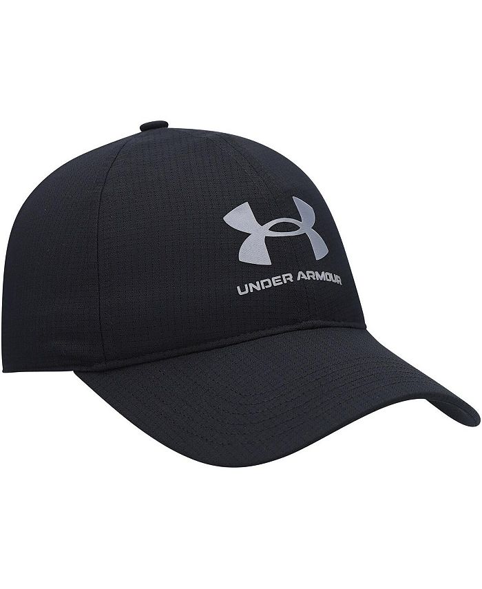 Under Armour Men's Black Performance Adjustable Hat - Macy's