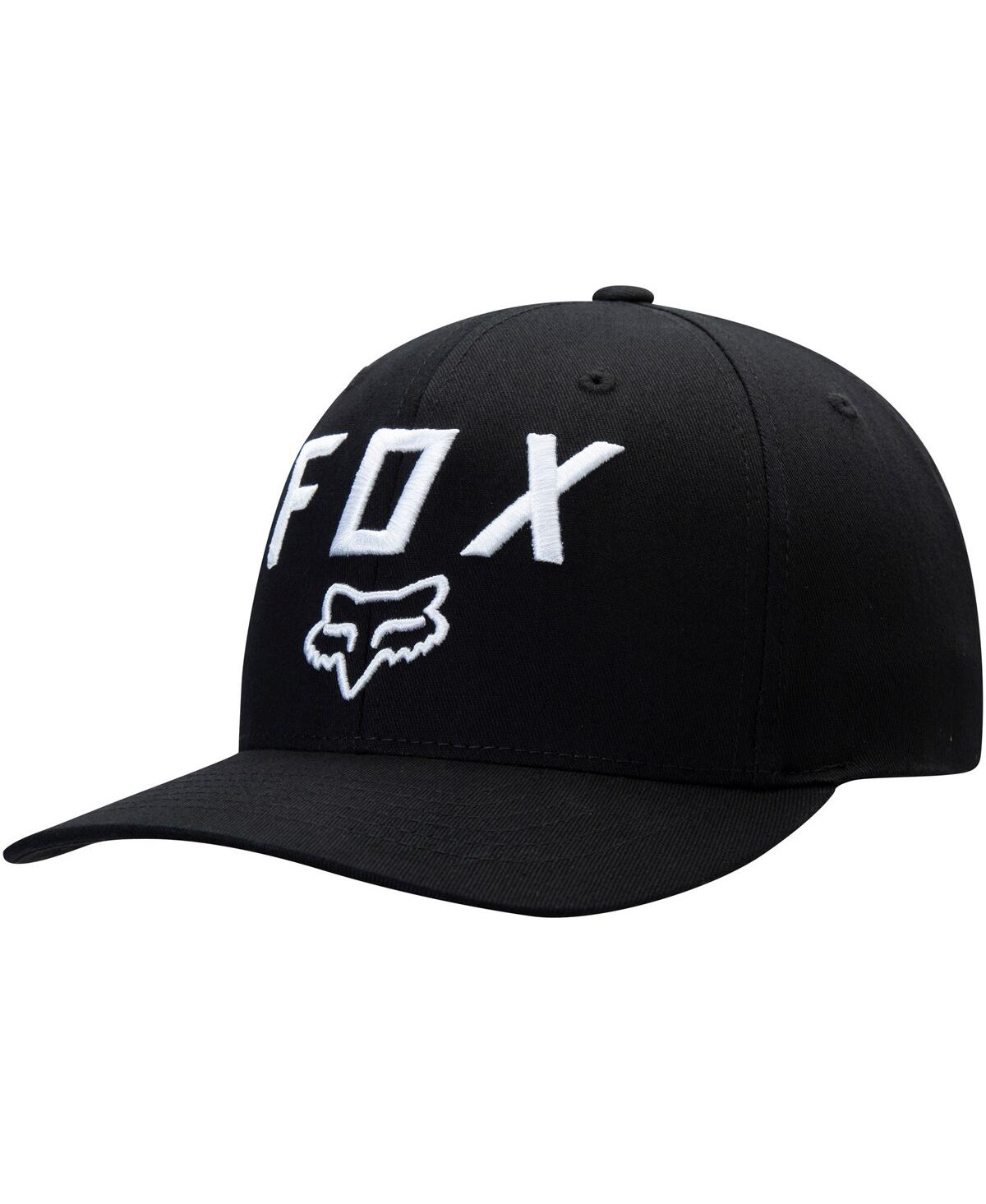 Men's Fox Black Legacy Moth 110 Snapback Adjustable Hat - Black