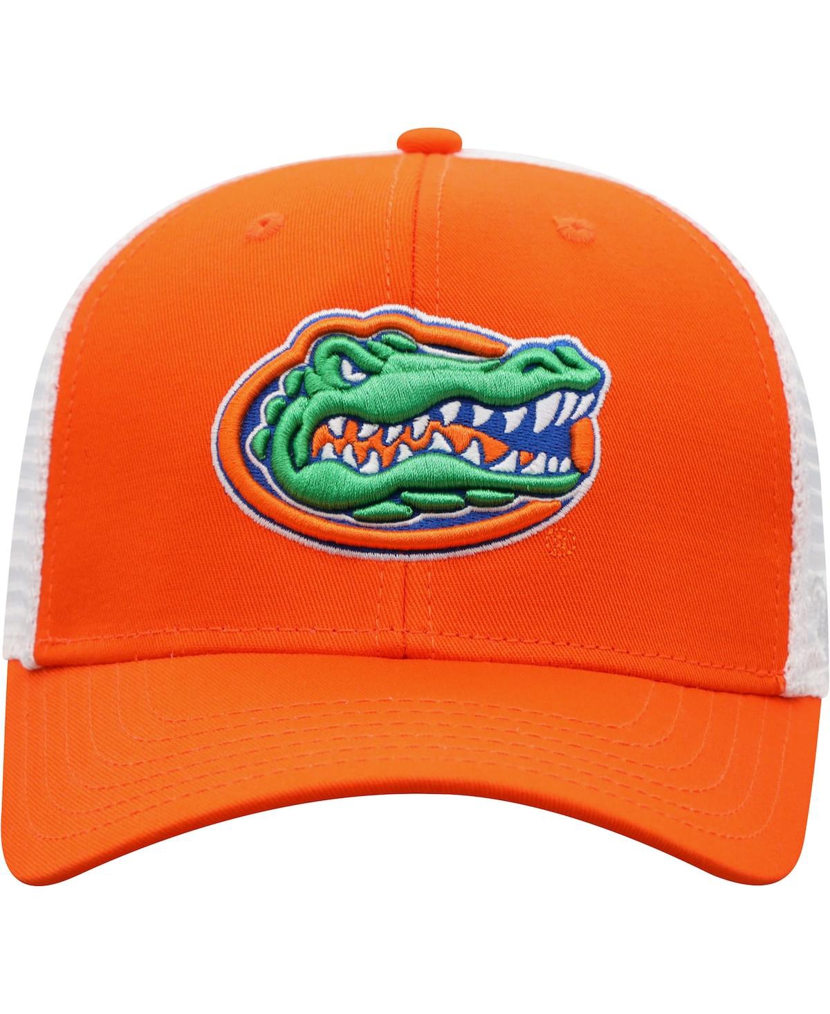 Men's Top of the World White Florida Gators Trucker Snapback Hat - White