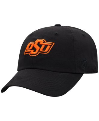 Men's Black Oklahoma State Cowboys Staple Adjustable Hat
