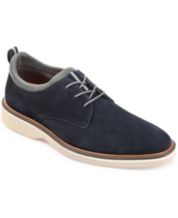 Macy's blue 2025 suede shoes