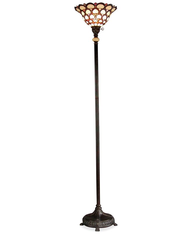 Peacock floor lamp