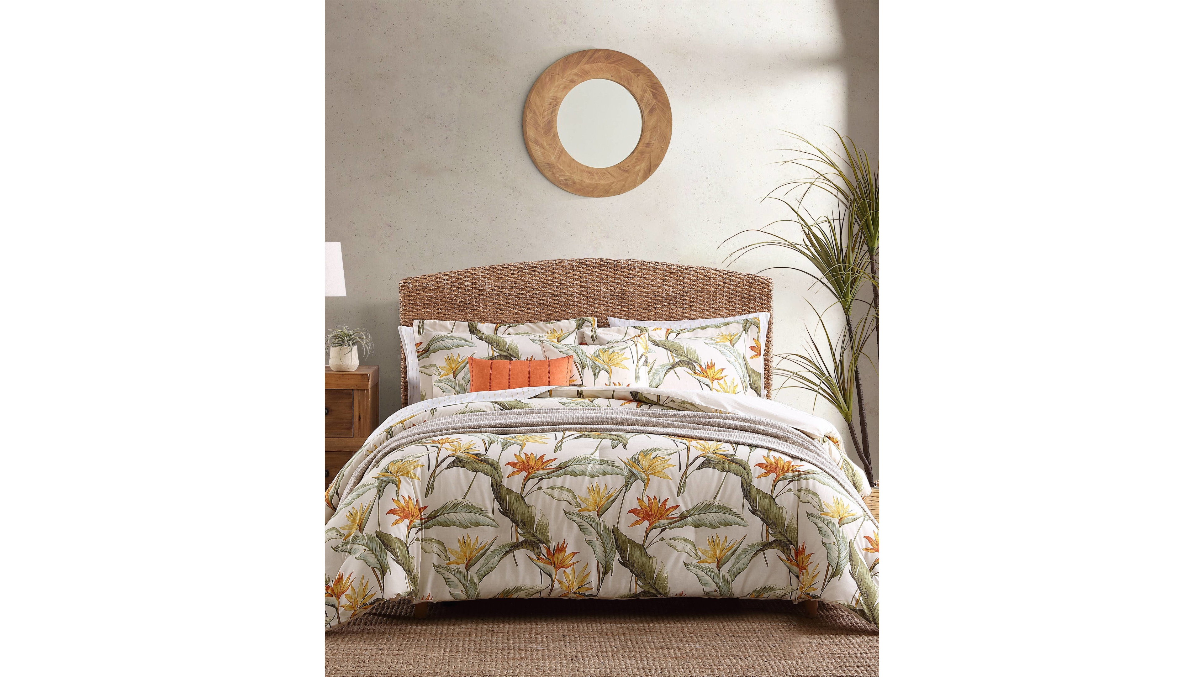 Tommy Bahama Home Birds of Paradise 5 Piece Comforter Set, Full/Queen