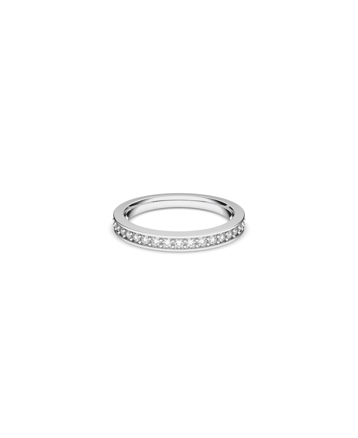 Swarovski Rare Rhodium Plated Ring In Silver-tone