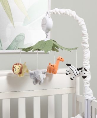 Safari Animals Musical Crib Mobile for Baby Boys & Girls