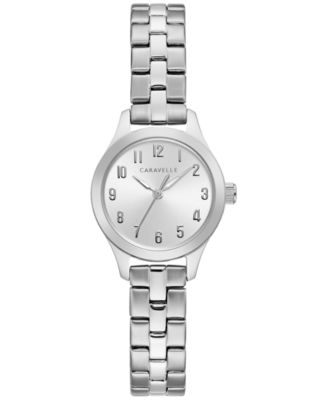 Caravelle Women's Stainless Steel Bracelet Watch 24mm - Macy's