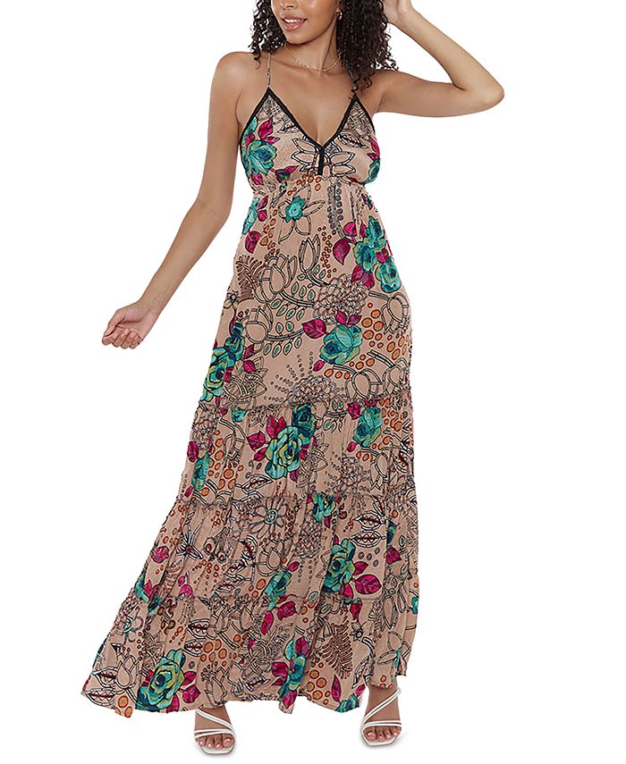 Raga Women s Sapana Tiered Maxi Dress Macy s