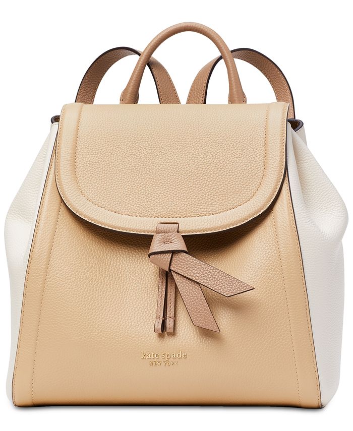 kate spade new york Knott Colorblocked Pebbled Leather Backpack & Reviews -  Handbags & Accessories - Macy's