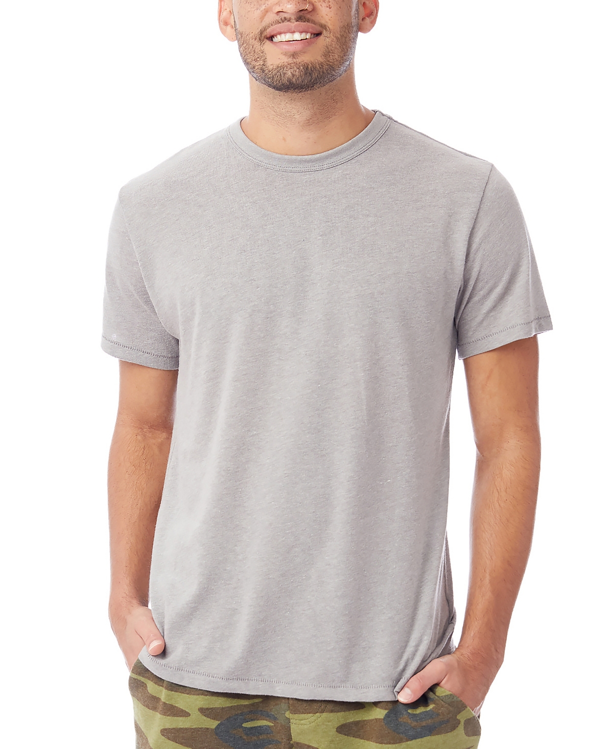 Alternative Apparel Men's The Keeper T-shirt In Smoke Gray