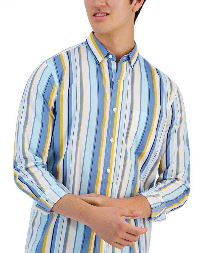 saferido Spring Autumn New Mens Denim Long Sleeve Button Down Pocket Shirt Retro Work Male Slim Fit Solid Color Casual Fashion Tops