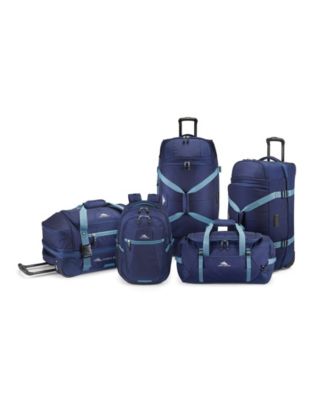 High Sierra Fairlead Luggage Collection In True Navy And Graphite Blue