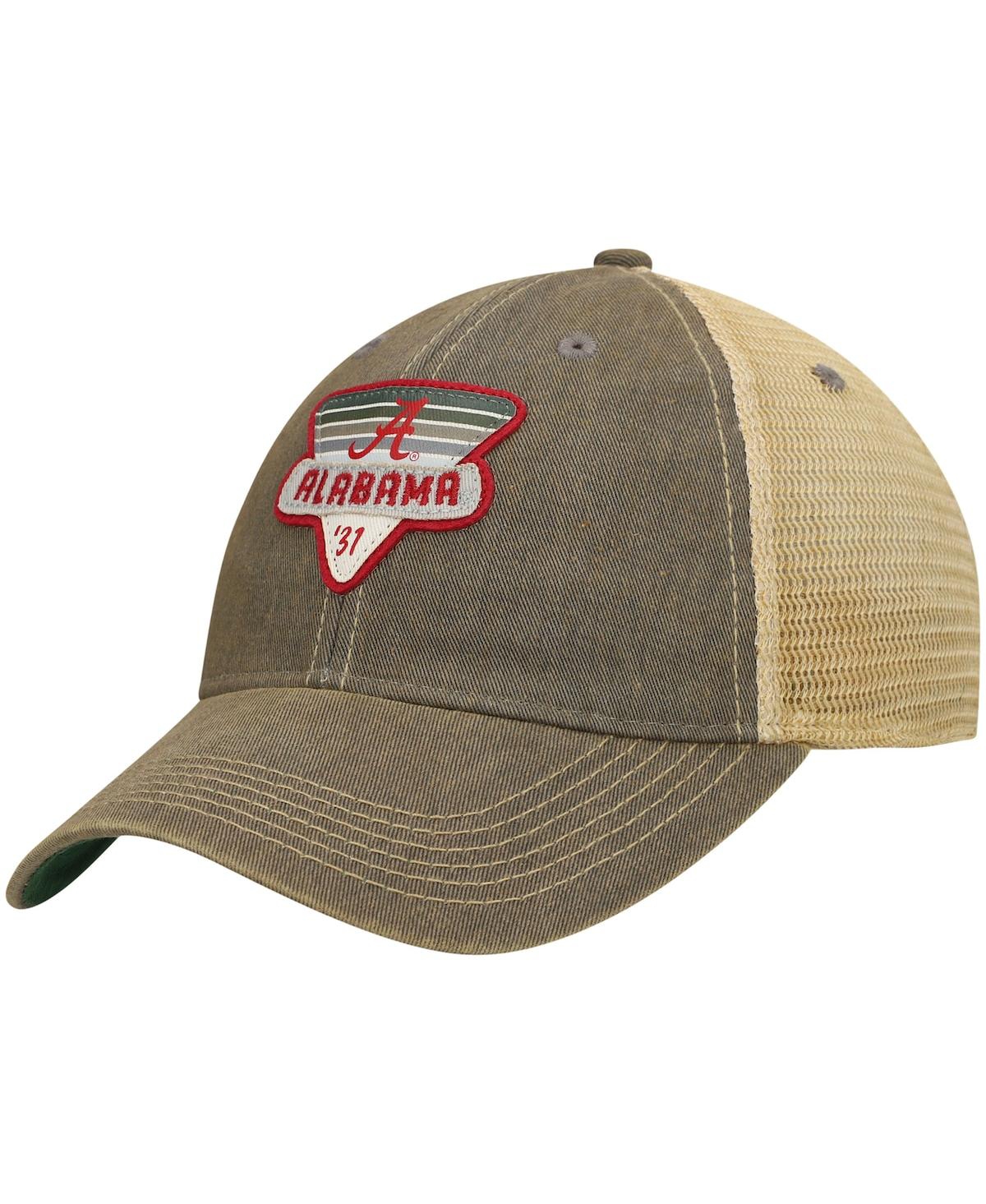 Shop Legacy Athletic Men's Gray Alabama Crimson Tide Legacy Point Old Favorite Trucker Snapback Hat