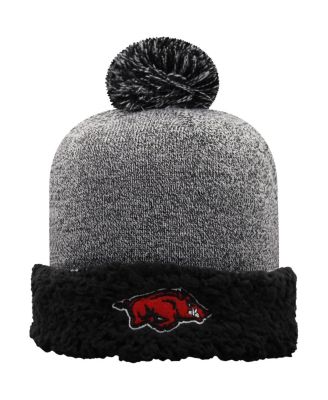 Women's Top of The World Black Arkansas Razorbacks Snug Cuffed Knit Hat ...
