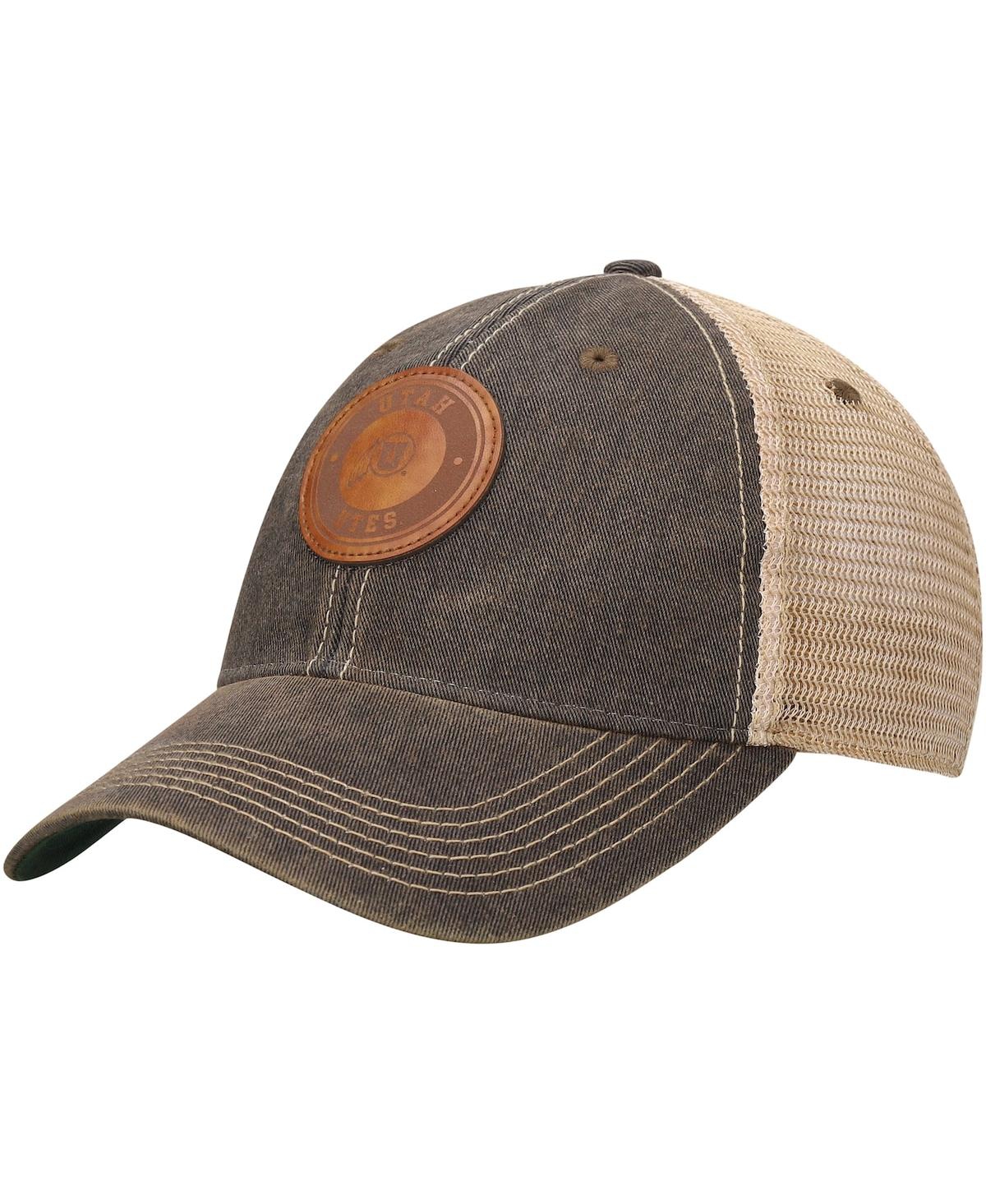 Legacy Athletic Men's Black Utah Utes Target Old Favorite Trucker Snapback Hat