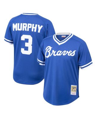 Mitchell & Ness Men's Atlanta Braves Mesh V-Neck Jersey - Macy's