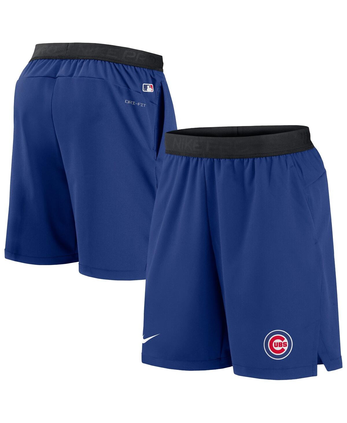 Nike Men's  Royal Chicago Cubs Authentic Collection Flex Vent Max Performance Shorts