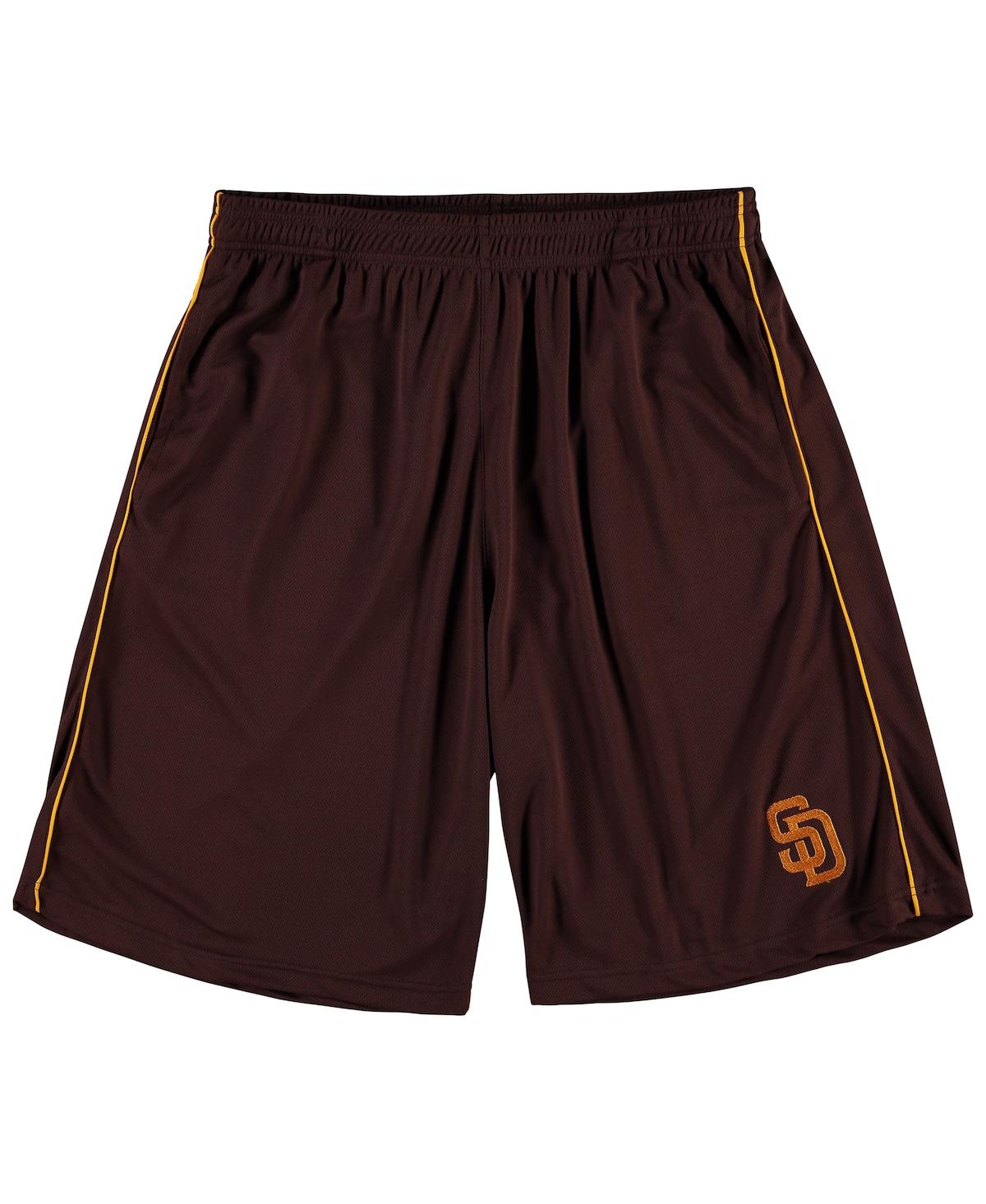 Shop Fanatics Men's  Brown San Diego Padres Big And Tall Mesh Shorts