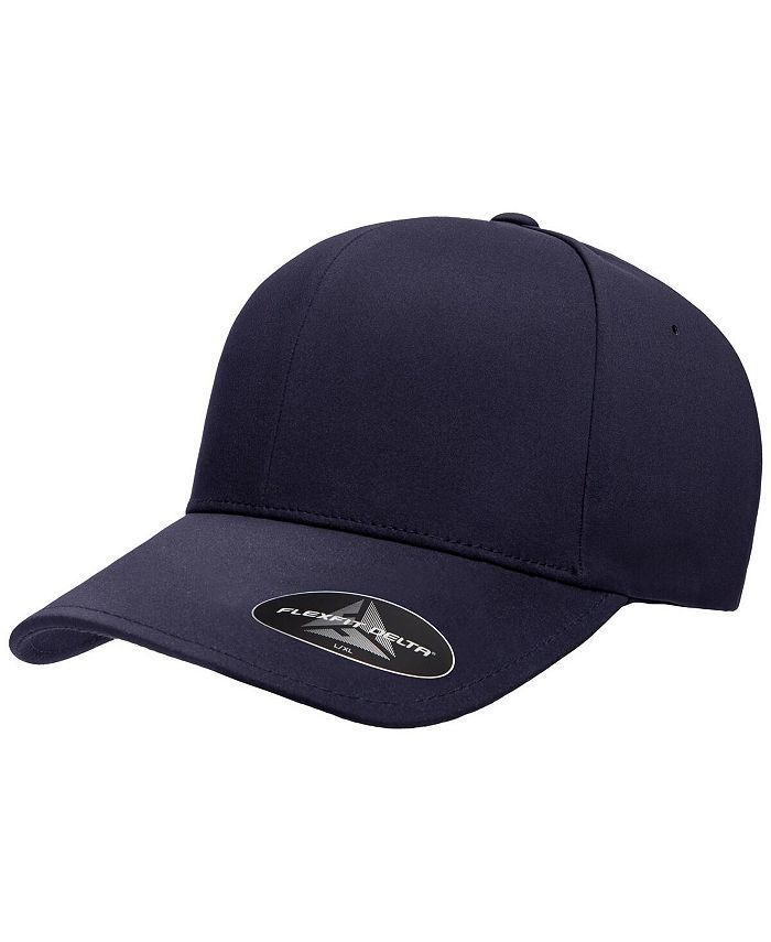 Flexfit Men's Modern Snapback Cap - Faux Leather Suede Look, Adjustable, Ventilation Holes, One Size Fits Most