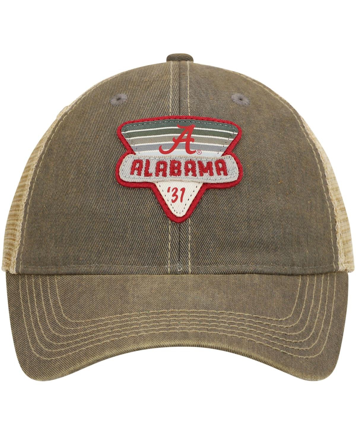 Shop Legacy Athletic Men's Gray Alabama Crimson Tide Legacy Point Old Favorite Trucker Snapback Hat
