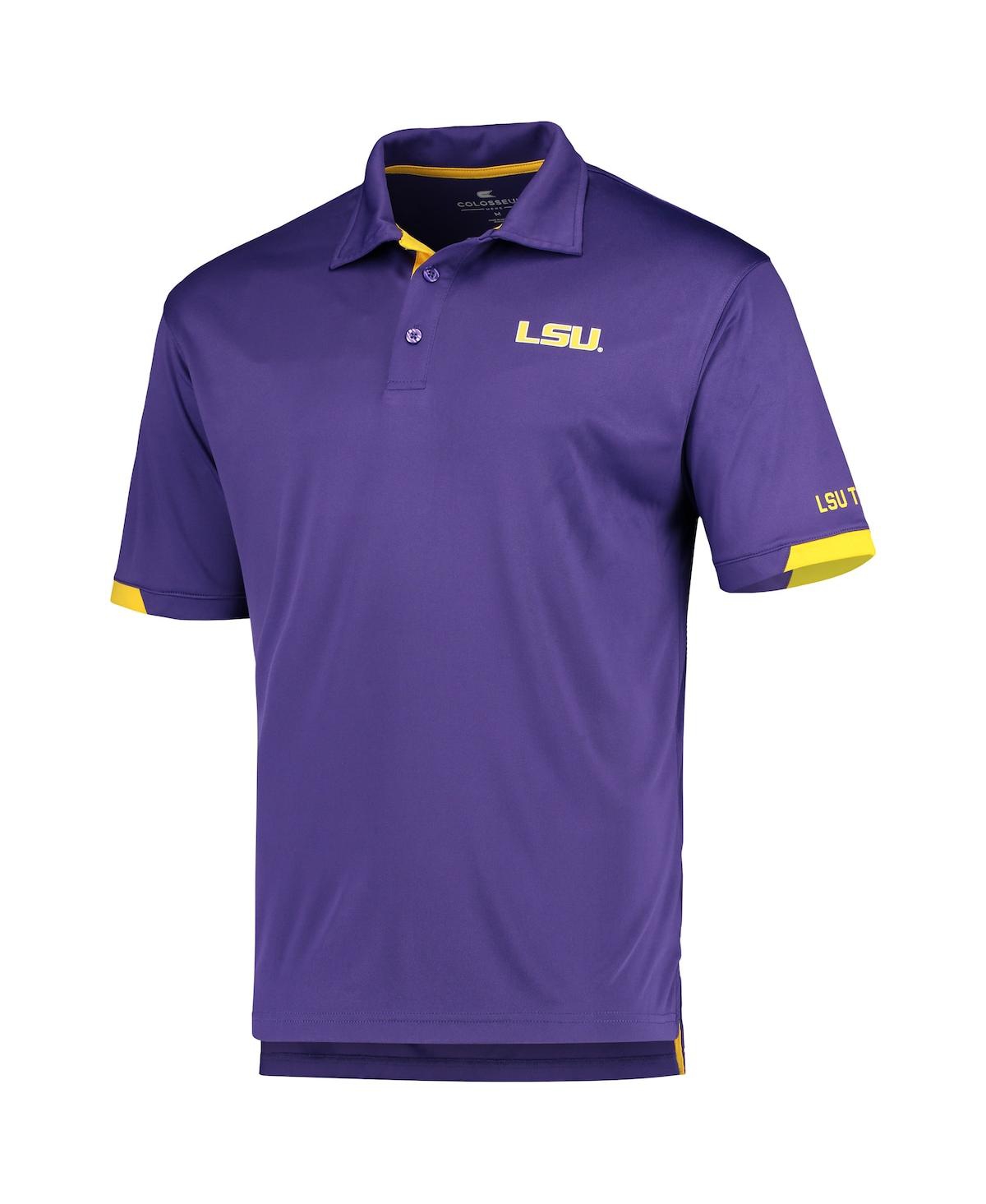 Men's ColosseumLsu Tigers Santry Polo Shirt - Purple