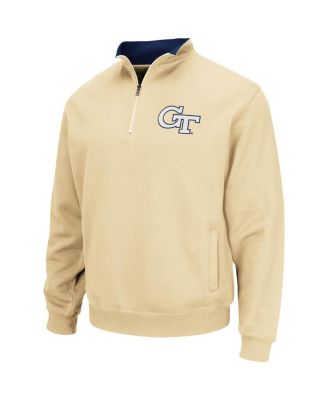 Men's Georgia Tech Jackets Tortugas Logo Quarter-Zip Pullover Jacket