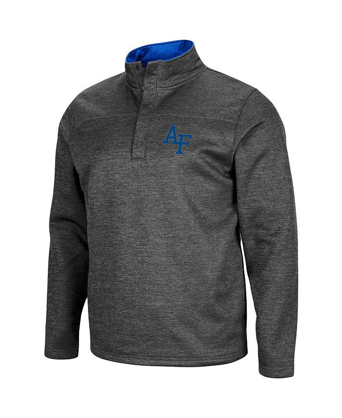 Colosseum Men's Heathered Charcoal Air Force Falcons Roman Pullover ...