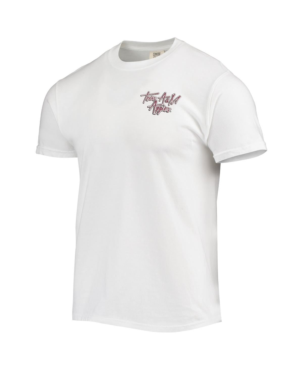 Image One Men's White Texas A&m Aggies Mascot Bandana T-shirt In White