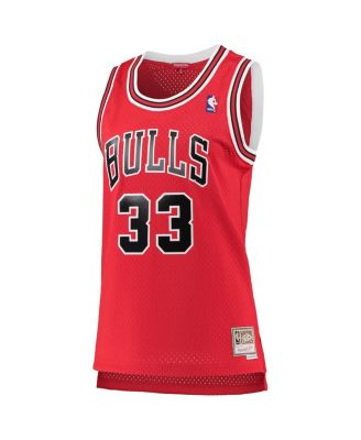 Women's Scottie Pippen Red Chicago Bulls 1997-98 Hardwood Classics Swingman Jersey