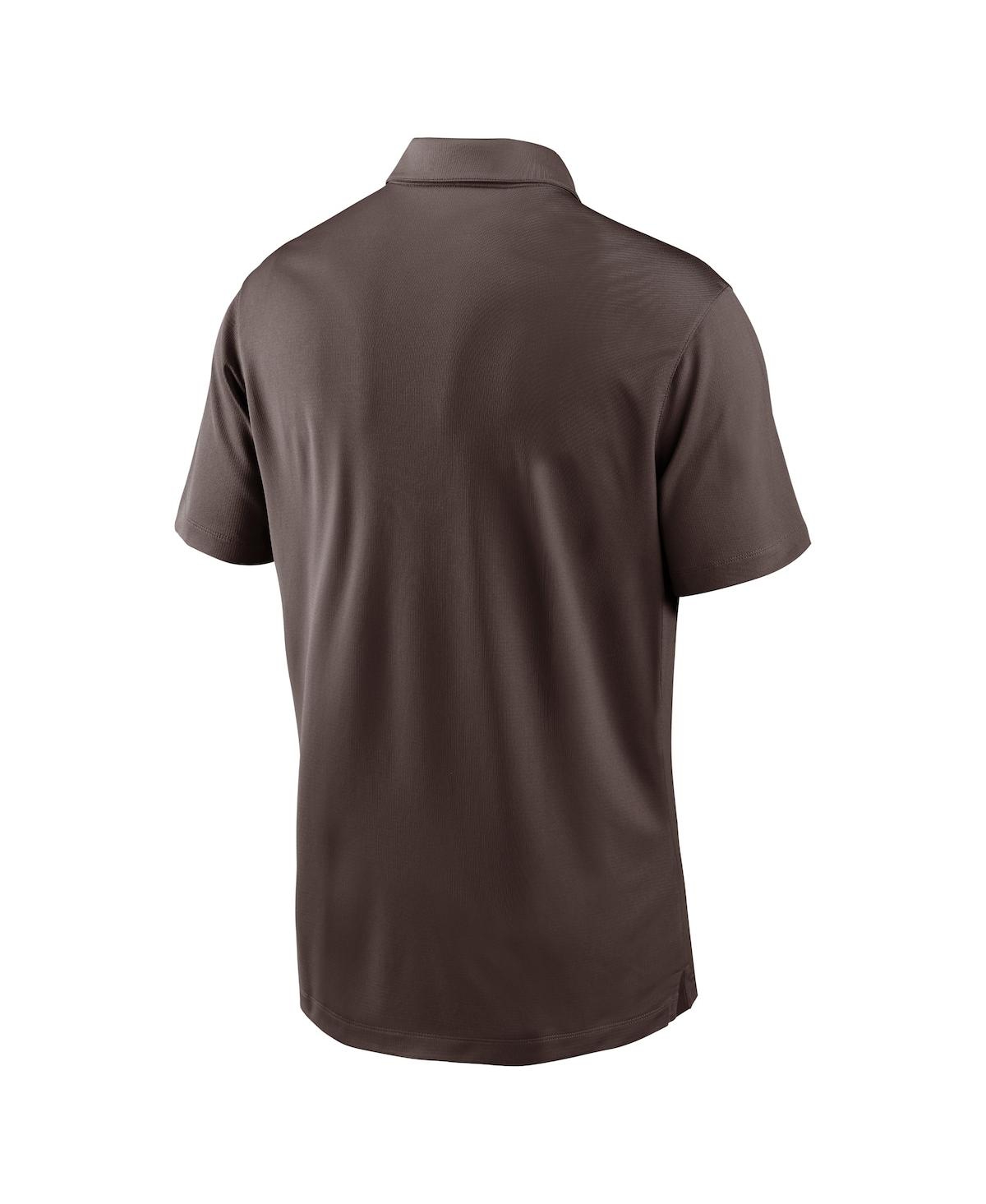 Shop Nike Men's  Brown San Diego Padres Diamond Icon Franchise Performance Polo Shirt