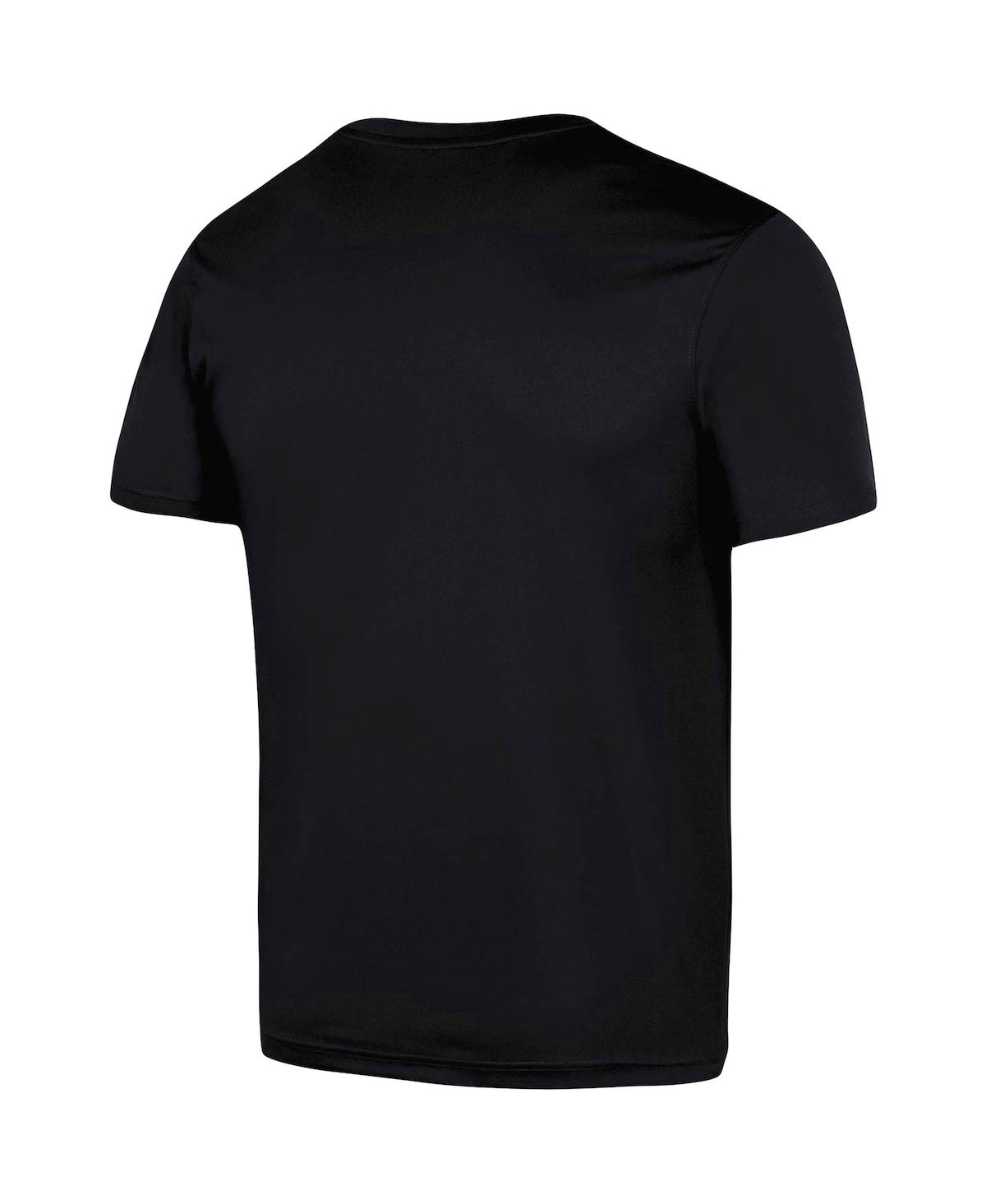 Shop Under Armour Men's  Black Wisconsin Badgers School Logo Performance Cotton T-shirt