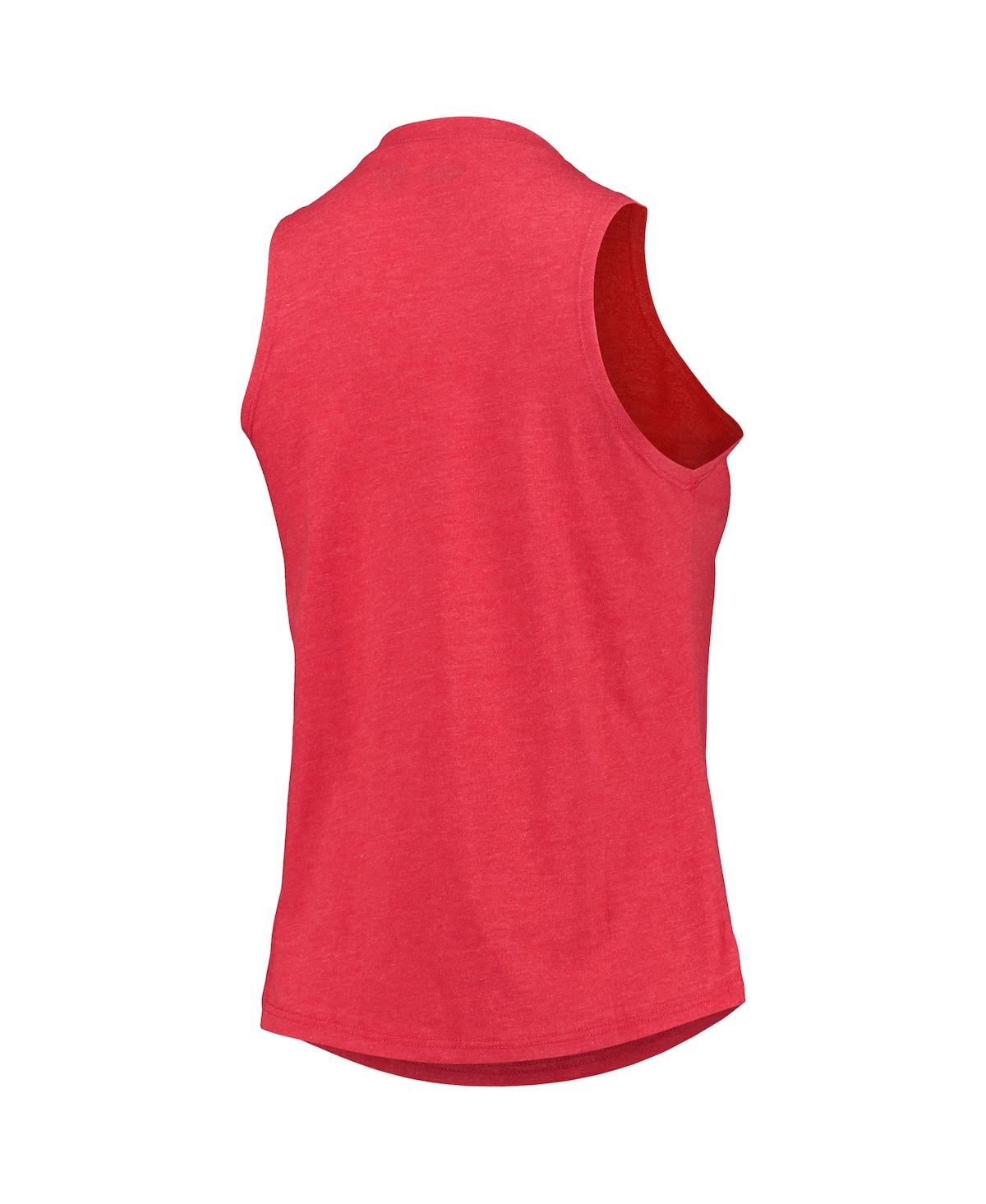 Shop Concepts Sport Women's  Black, Red Wisconsin Badgers Tank Top And Pants Sleep Set In Black,red