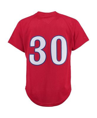 Men's Tim Raines Montreal Expos Batting Practice Jersey - Red