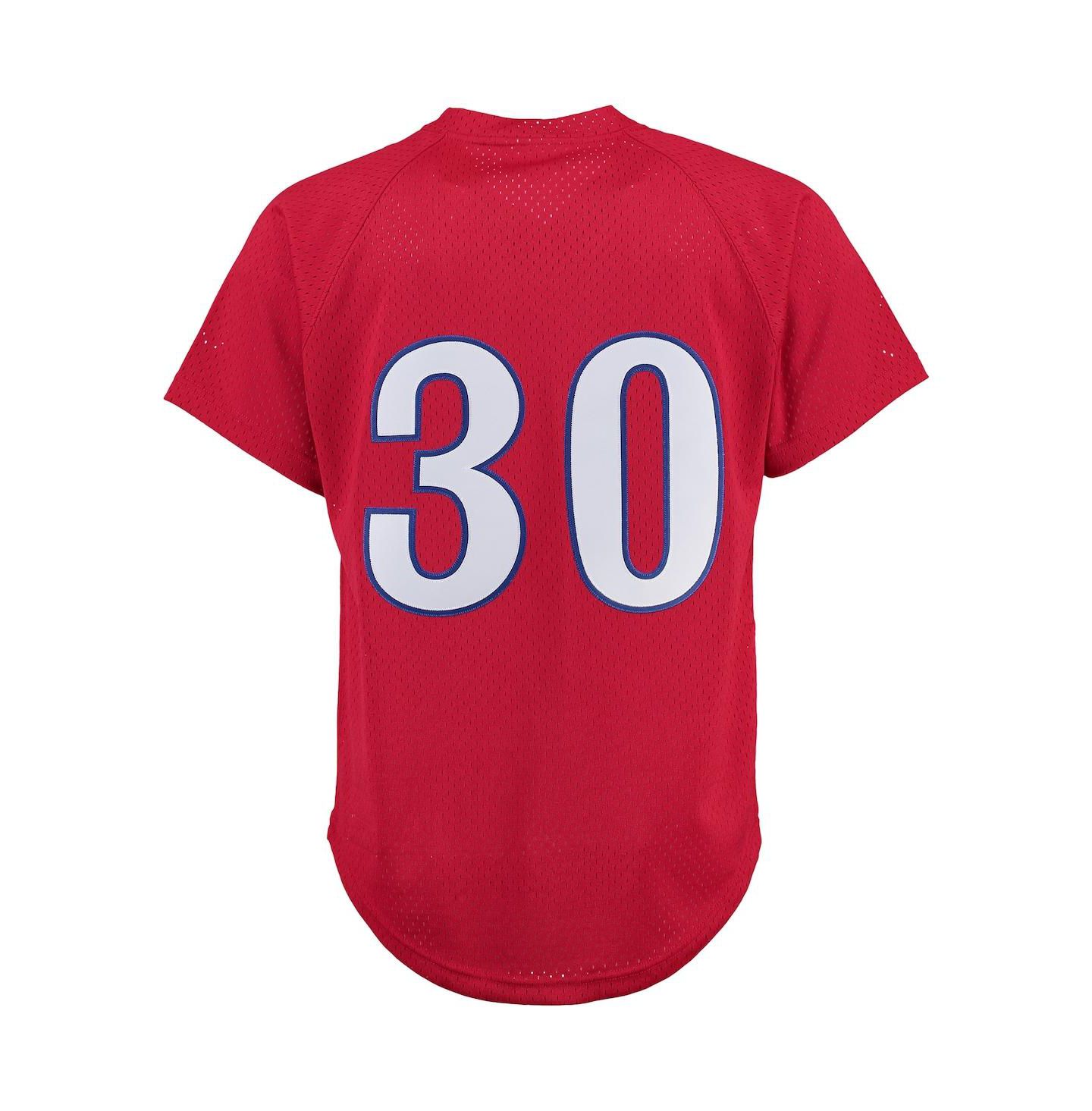 Мужской топ Mitchell & Ness Tim Raines Montreal Expos Batting Practice Jersey - Red — фото 4