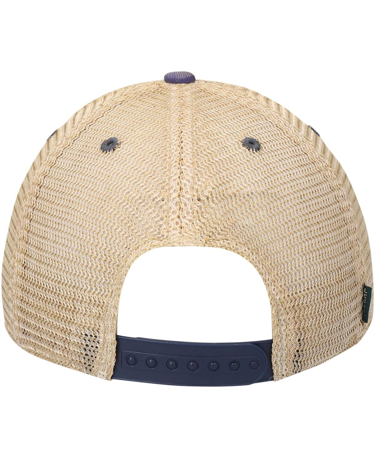 LEGACY ATHLETIC MEN'S BLUE UCLA BRUINS TARGET OLD FAVORITE TRUCKER SNAPBACK HAT 