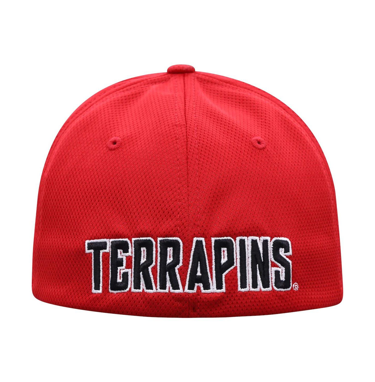 Мужская кепка Top of the World Red Maryland Terrapins Reflex Logo Flex Hat — фото 5