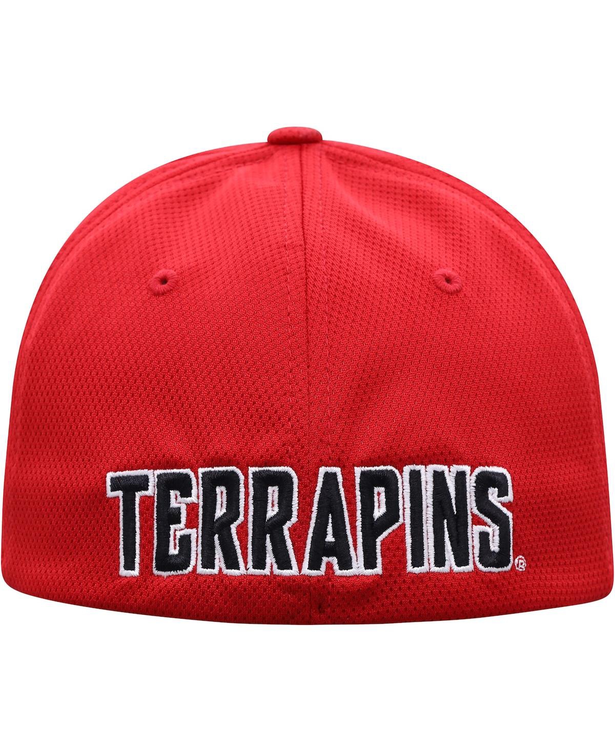 Shop Top Of The World Men's  Red Maryland Terrapins Reflex Logo Flex Hat