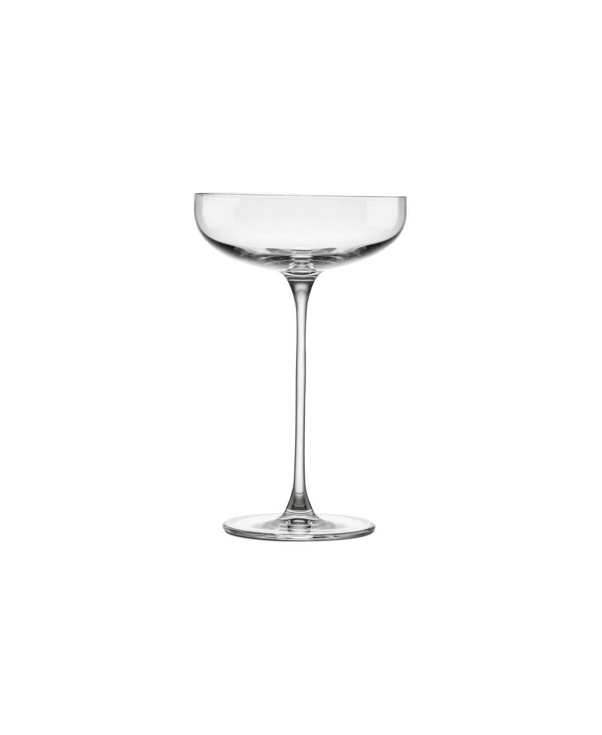 Nude Glass Savage 2-piece Coupe Glass Set In Clear