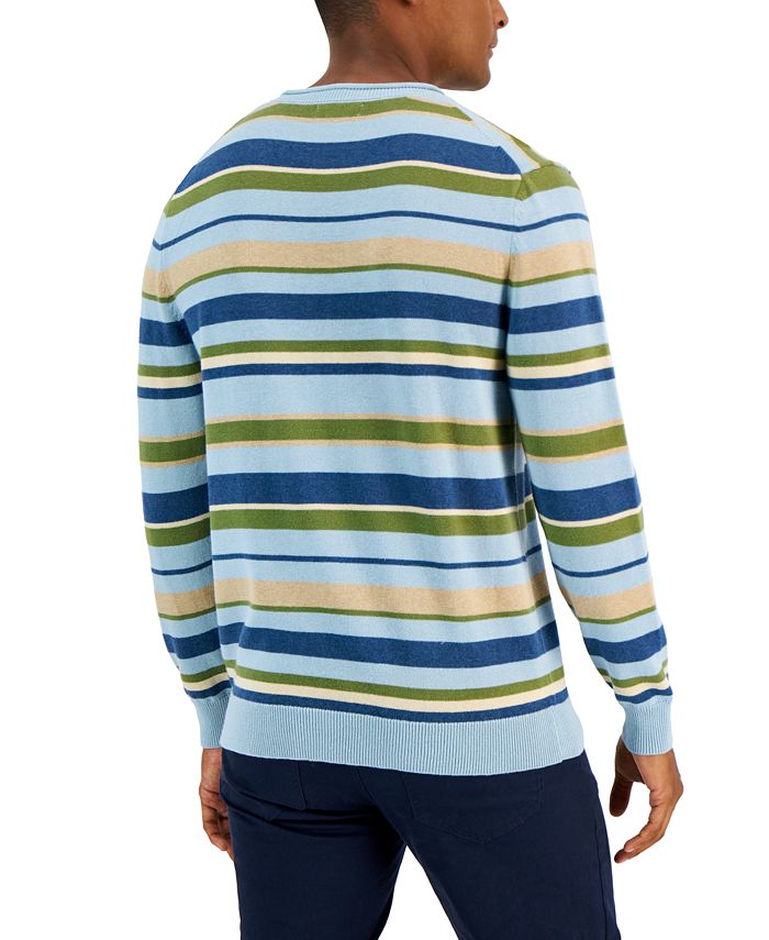 Club Room Men's Striped Sweater, Created for Macy's & Reviews
