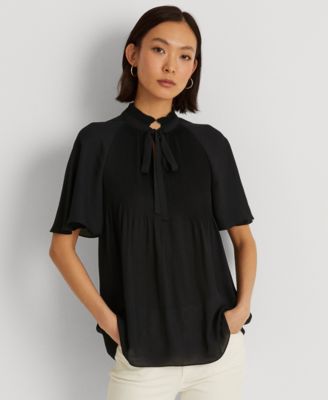 Lauren Ralph Lauren - Pleated Georgette Top
