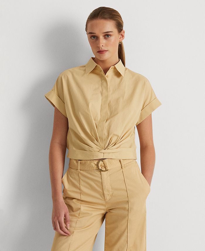 Macy's lauren ralph lauren women's tops 2025