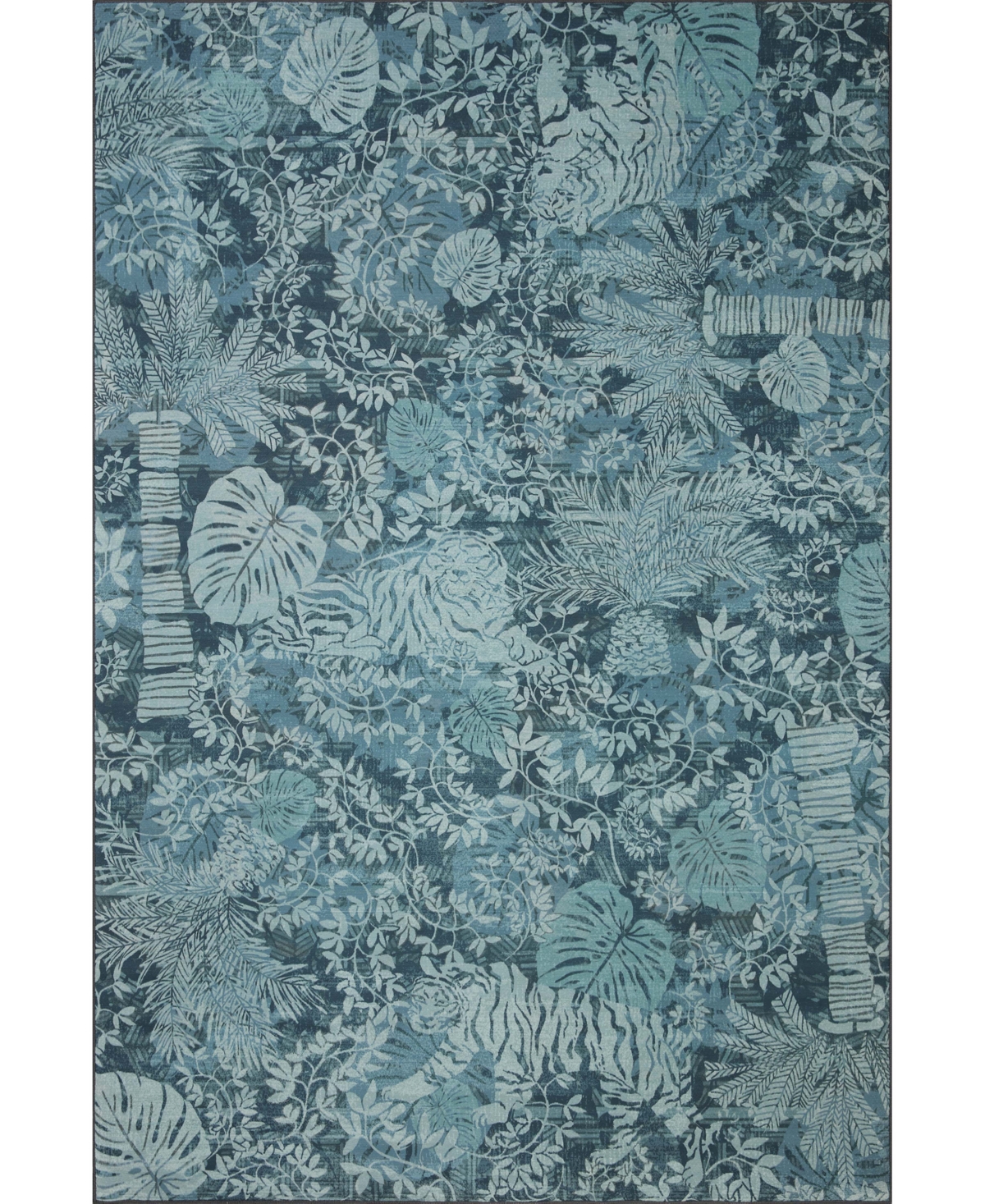 Justina Blakeney Pisolino Pso-03 5' x 7'6in Outdoor Area Rug - Ocean, Mist