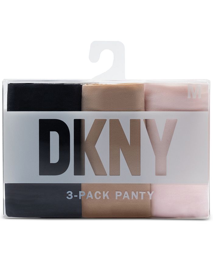 DKNY Litewear Cut Anywhere Assorted 3-Pack Hipster Briefs