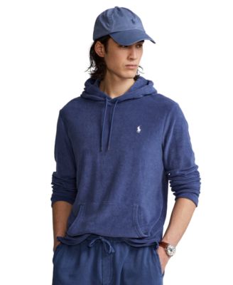 Mens Cotton Terry Hooded T-Shirt