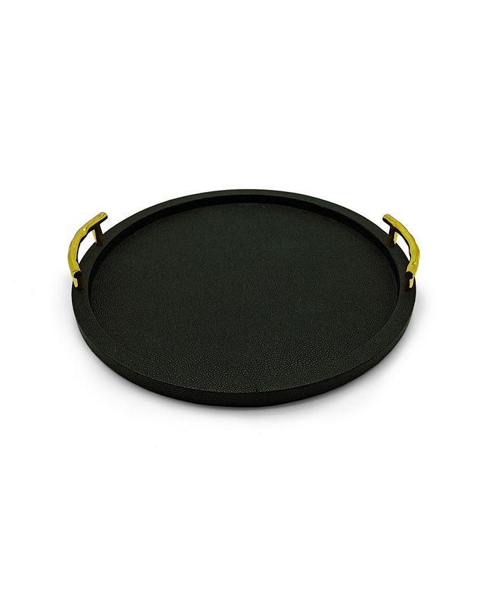 American Atelier Round Tray with Handles Macy's