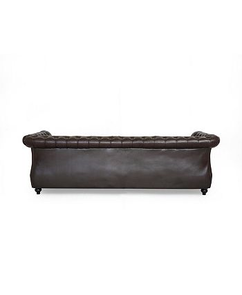 Noble house somerville on sale chesterfield tufted sofa