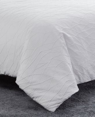 Abstract Crinkle 3-Pc. Duvet Cover Set, King