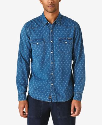 Lucky Brand Indigo Western Shirt 