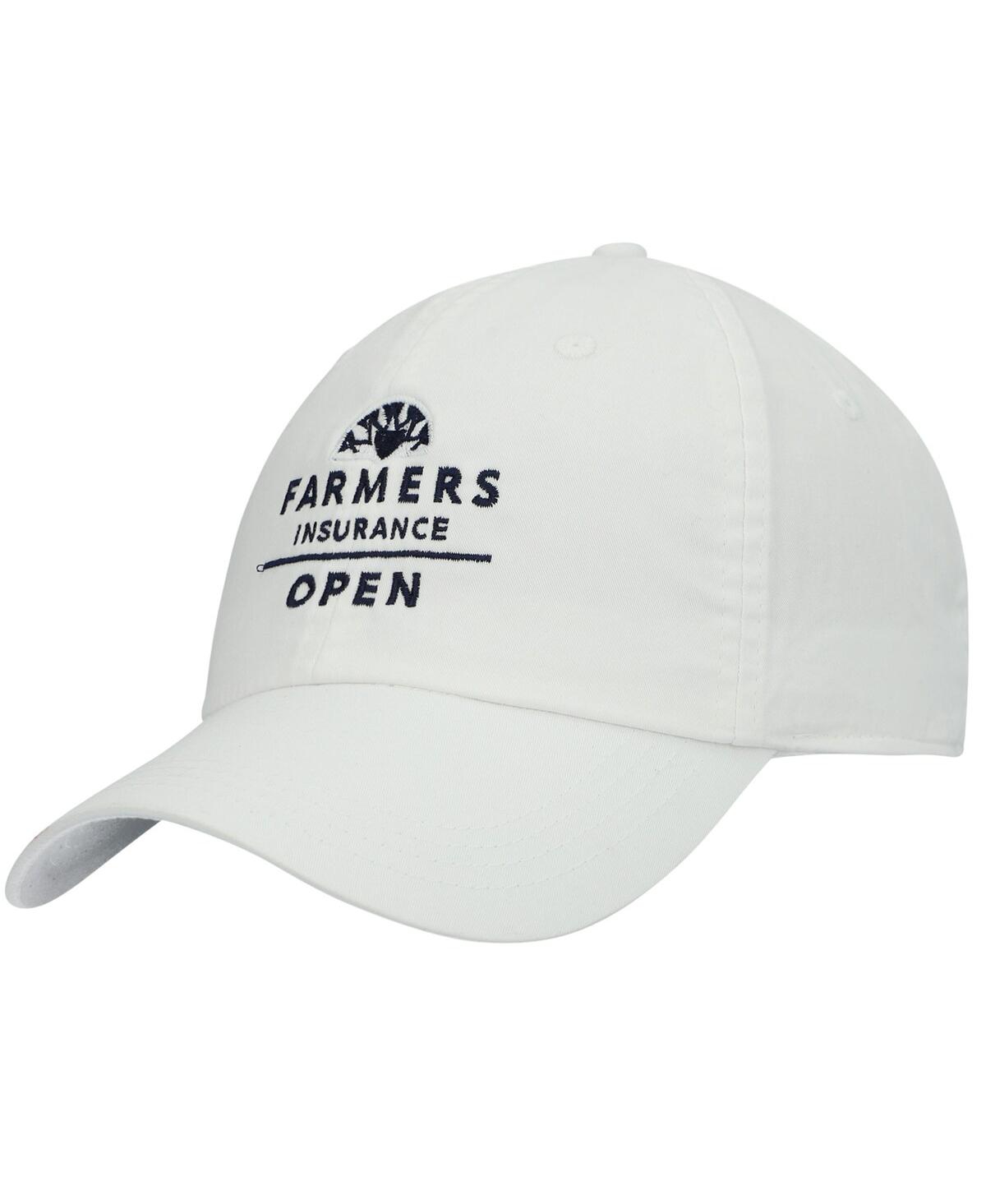 Ahead Men's  White Farmers Insurance Open Shawmut Adjustable Hat
